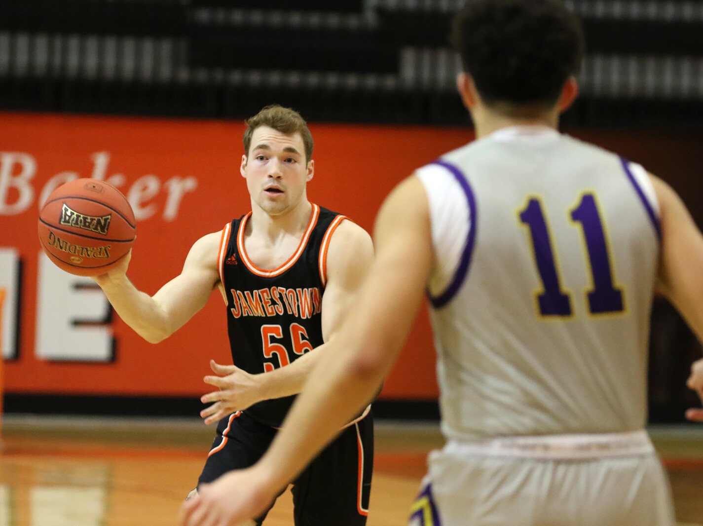 75-50 Rout: Jimmies Men's Basketball Triumphs Over Bellevue