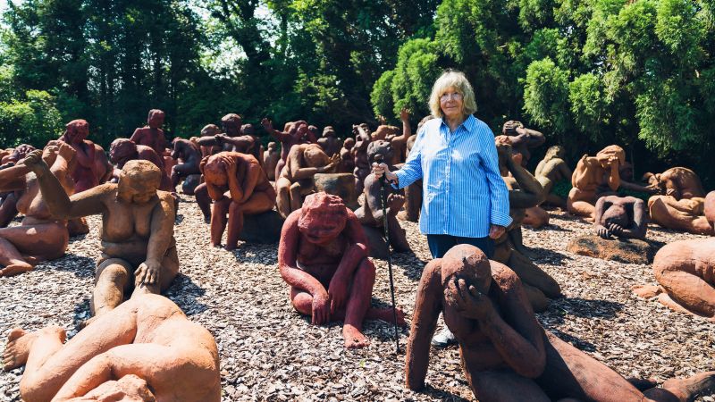 A Legacy Of Loss:  Sculpture Commemorates Pan Am 103 Victims' Mothers