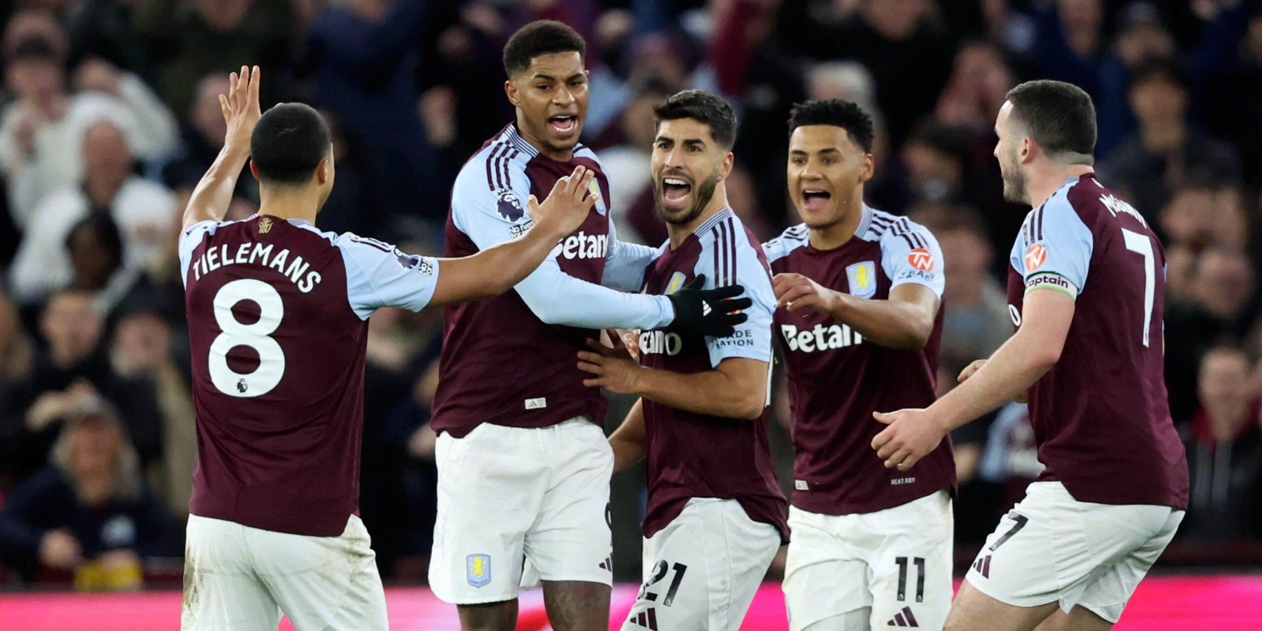 Asensio And Rashford Lead Aston Villa To 2-1 Win Against Chelsea