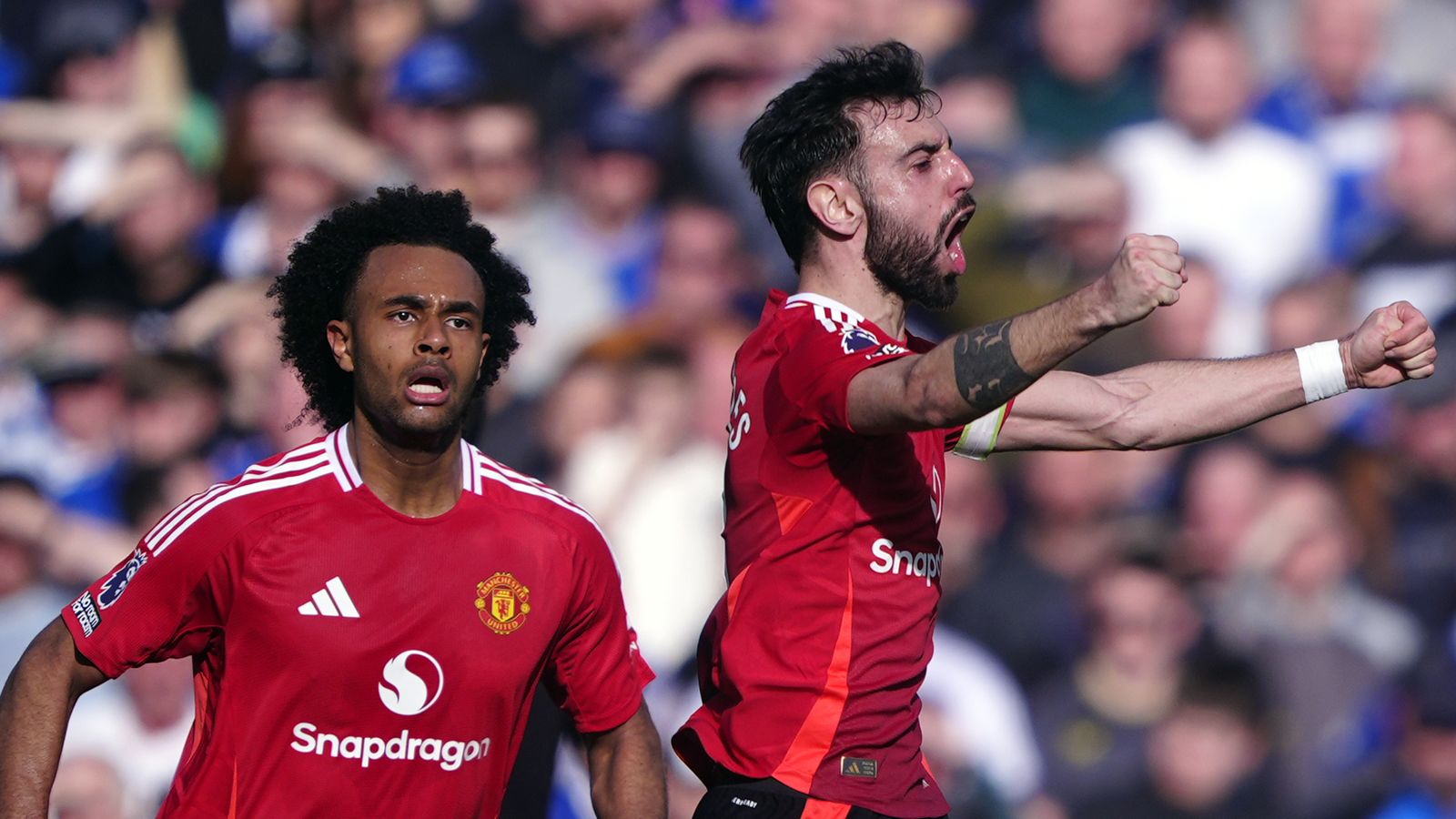 Everton 2-2 Manchester United: Fernandes' Double Inspires Comeback