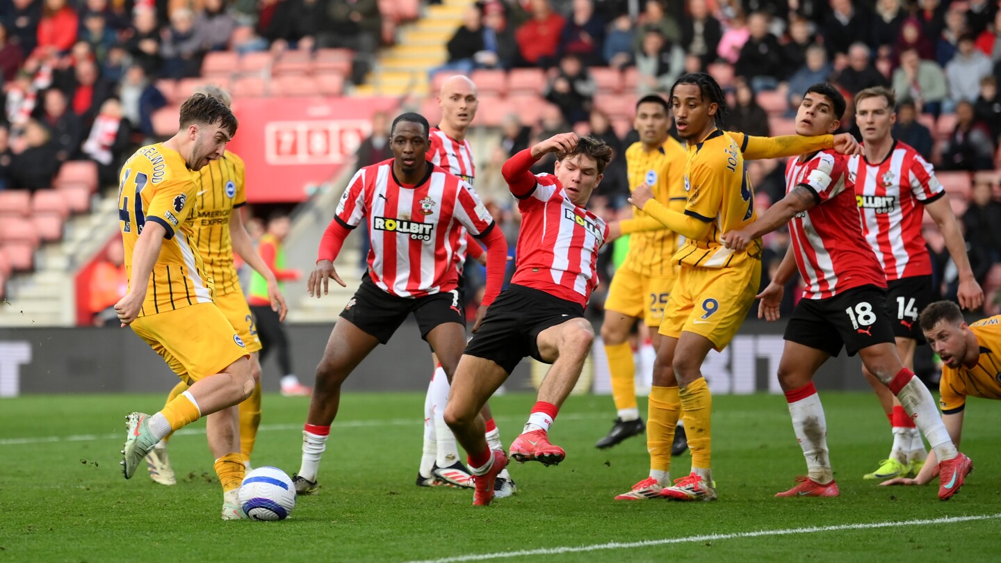 Four-Goal Brighton Rout Southampton At St. Mary's