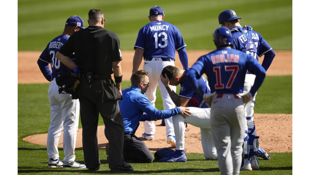 Head Injury Forces Bobby Miller To Exit Dodgers Game